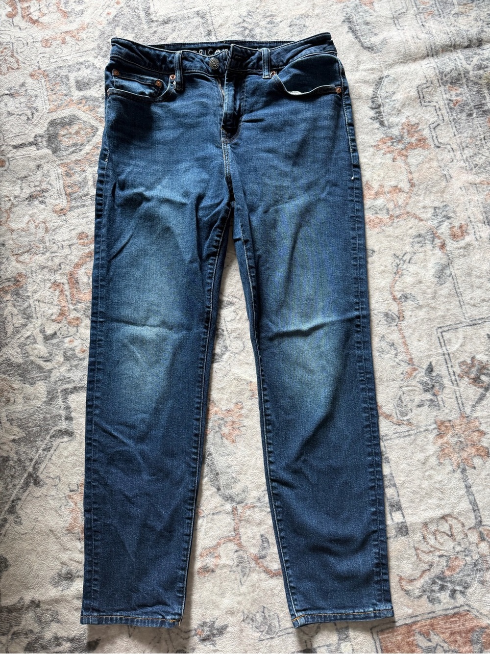 American Eagle Men’s 30x30 Stretch Denim Jeans Medium Dark Wash